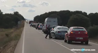 Accidente en el cruce de Vecinos