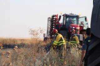 Incendio junto al polígono de los Villares, 13 de julio de 2025 | Belén Hurtado