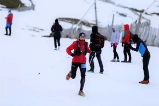 Imagen de una competición anterior de la Snowcross La Covatilla