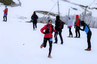 Imagen de una competición anterior de la Snowcross La Covatilla