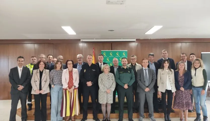 Reunión de la Comisión de Asistencia a la subdelegada del Gobierno en la Comandancia de la Guardia Civil de Salamanca