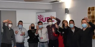 UPL Salamanca durante la noche electoral