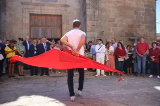 Baile de bandera en Barruecopardo 
