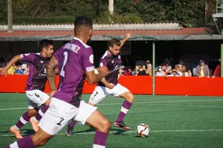 Carmona, Telles y Luis Martínez, en una acción del partido / FOTO SALAMANCA CF UDS.
