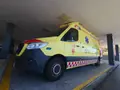 Ambulancia En El Hospital De Salamanca 