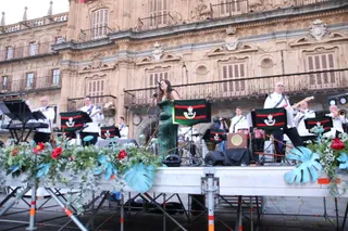 La Salamanca Band y Cornetas del Regimiento de The RIFLES