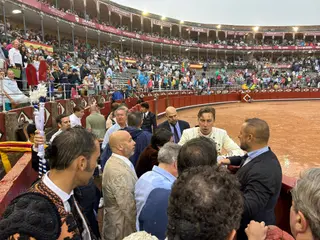 Exhibición de rejoneo en La Glorieta a cargo de Diego Ventura, Rui Fernandes y Sergio Galán