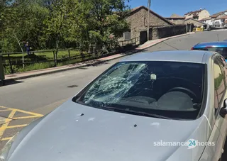 Atropellan a un varón en Béjar con la presencia de la Policía Nacional y una ambulancia del SACYL