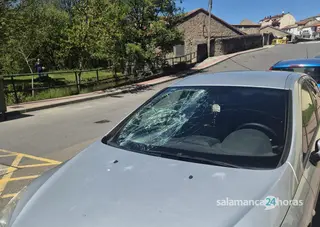Atropellan a un varón en Béjar con la presencia de la Policía Nacional y una ambulancia del SACYL