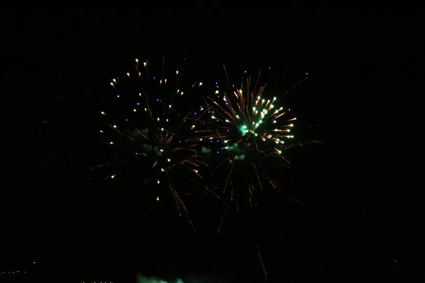 Fuegos artificiales en Guijuelo