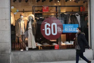 Inicio de las rebajas de invierno.