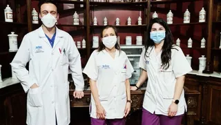 Profesionales de la Fundación Hospital General de la Santísima Trinidad que participan en el proyecto