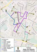 Cortes de tráfico por la procesión extraordinaria Vía Áurea en distintos puntos de la ciudad