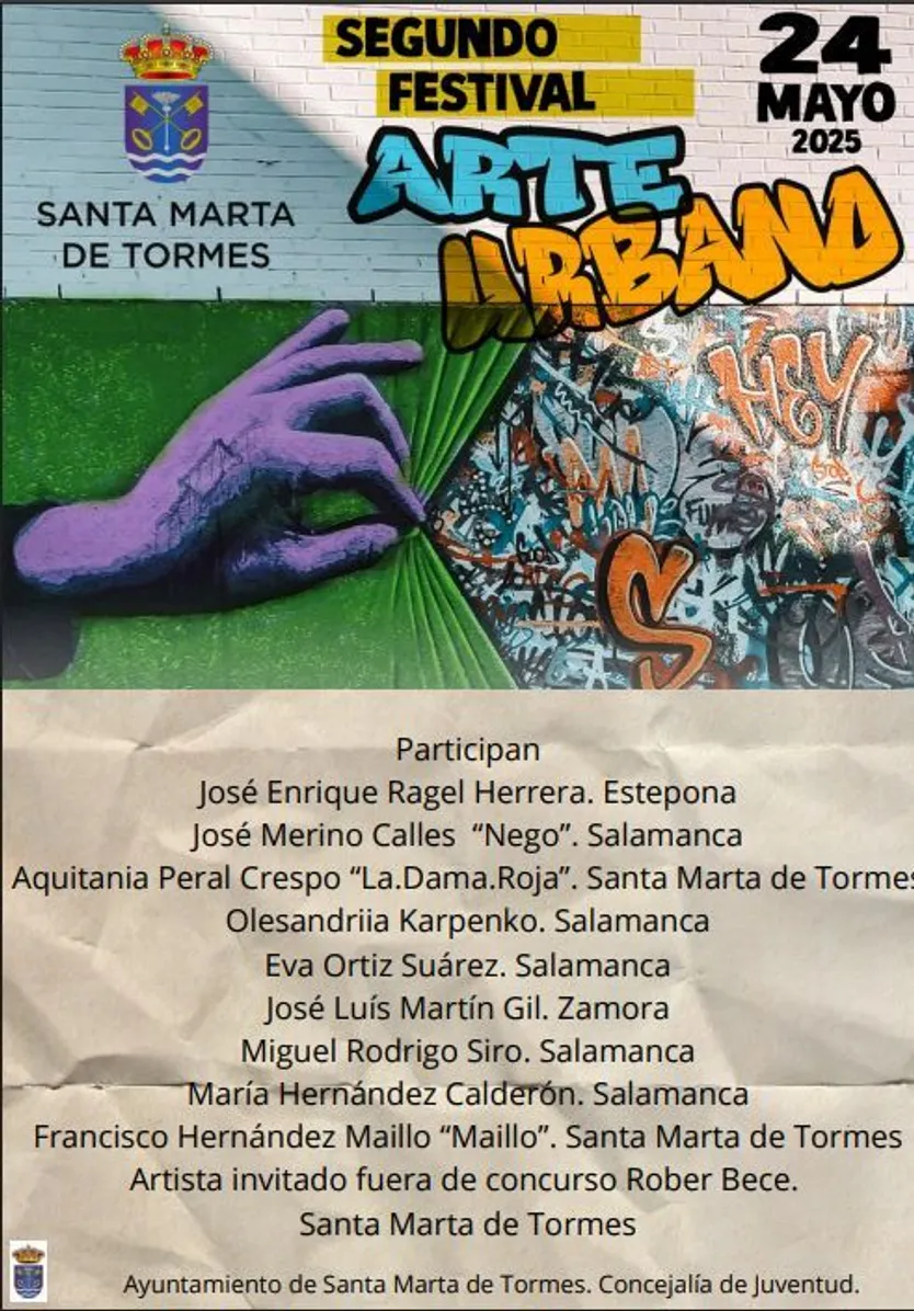 Cartel festival Urbano Santa Marta