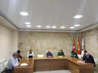Un momento del pleno celebrado en el Ayuntamiento de Babilafuente