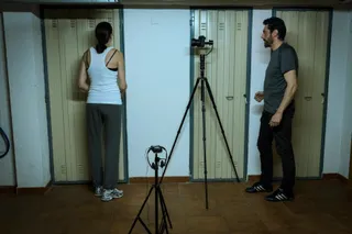 Cortometraje. Foto de archivo