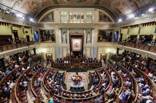 Vista general del hemiciclo del Congreso. EUROPA PRESS / A.MARTÍNEZ.POOL