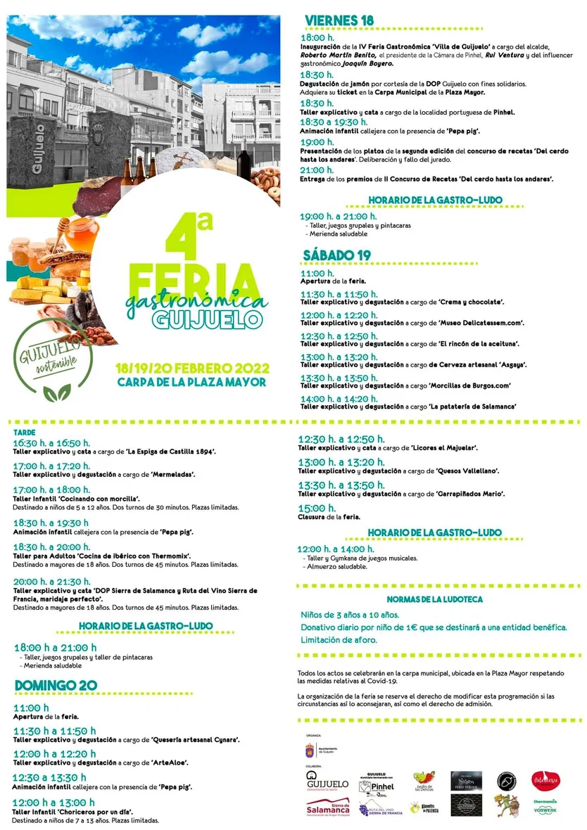 Programa feria de Guijuelo