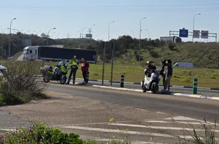 Accidente de tráfico en rotonda de Tejares | Andrea Mateos