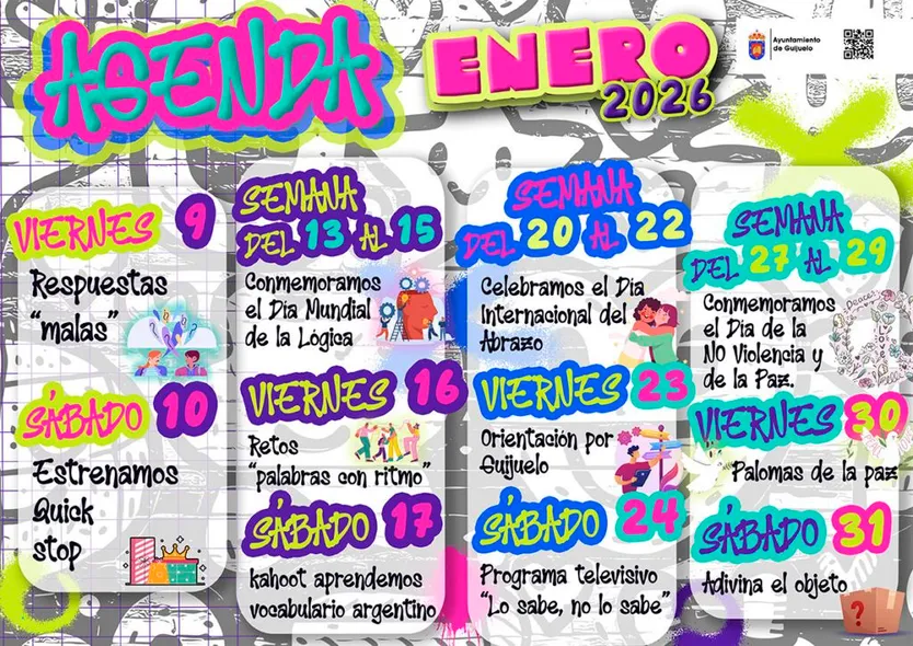 Agenda para enero en Guijuelo Joven