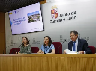 Proyecto para la humanización de travesías. Foto JCYL