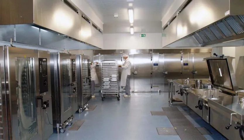 Imagen de archivo de la cocina del Nuevo Hospital de Salamanca | Foto facilitada por Sacyl