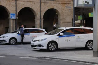 imagen de archivo, taxis en Salamanca.