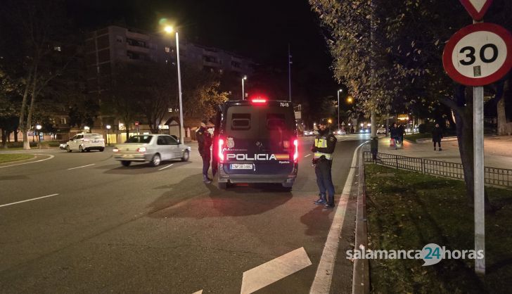 Contro policial en la avenida de los Agustinos Recoletos. Fotos Andrea M. (3)
