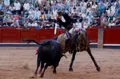 Diego Ventura con 'Bronce' ante 'Zapatero', el toro de vuelta al ruedo de Sánchez y Sánchez | Foto Juanes