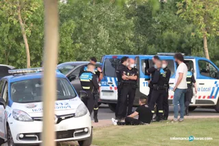 Acaba detenido tras protagonizar una discusión con su pareja dentro de un coche en Salamanca