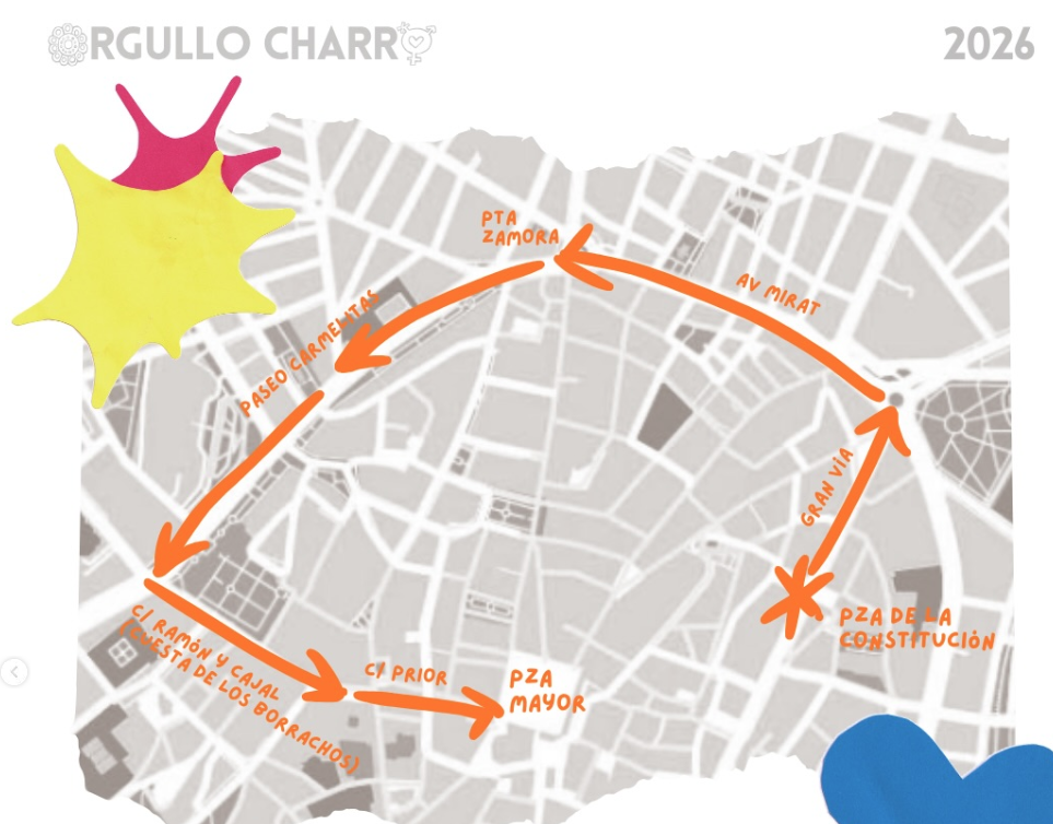 Recorrido Del Día Del Orgullo En Salamanca
