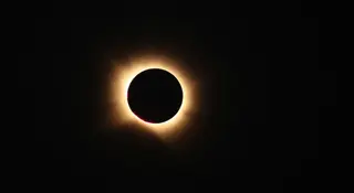 Eclipse total captado al norte de la localidad zamorana de Castrillo de Guareña - Foto: Javier S. Fraile