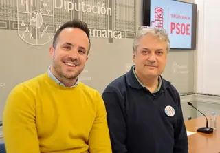 Fernando Rubio y Carlos Fernández Chanca en una rueda de prensa