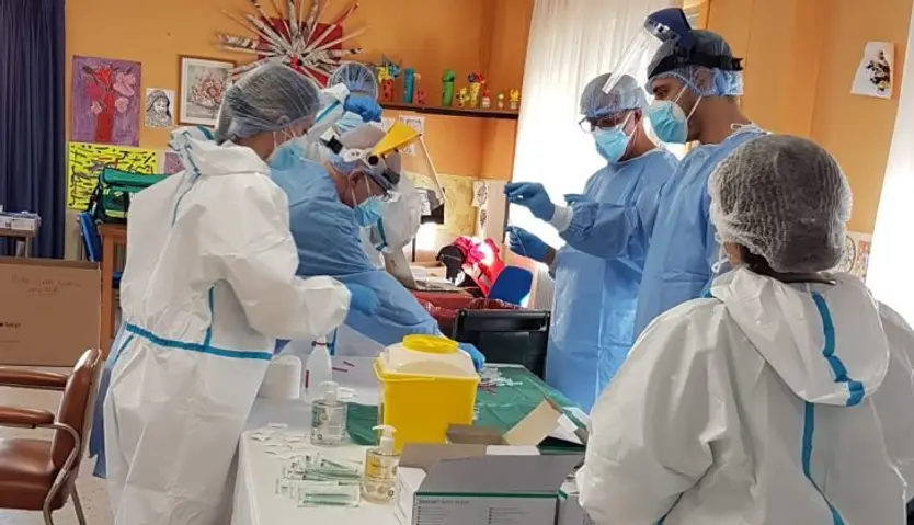 Vacunación COVID en la residencia de Ciudad Rodrigo