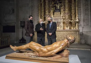 Escultura Cristo Vuelve a la vida de Venancio Blanco. Foto: ICAL