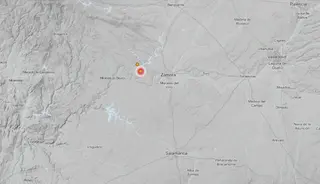 segundo terremoto en zamora en cuestion de minutos