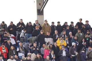 GALERÍA | Ambiente en las gradas en el partido de Copa del Rey Unionistas - Sporting de Gijón | Foto: Juanes