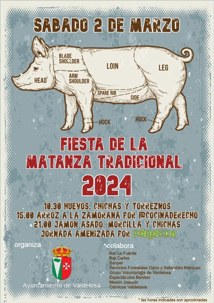 Cartel matanza Valdelosa