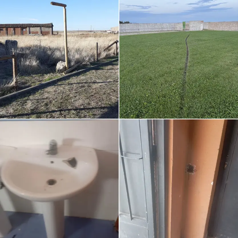Imágenes De Los Actos De Vandalismo Sufridos Sobre Instalaciones Municipales En Cantalapiedra. Ayuntamiento De Cantalapiedra