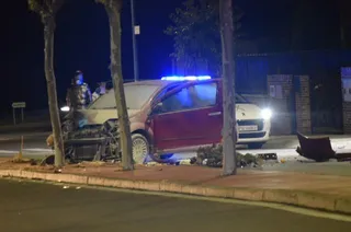Accidente en Cabrerizos. Foto de Samuel Mellado