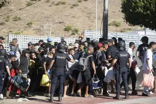 Migrantes en Ceuta | Marcos Moreno - Europa Press