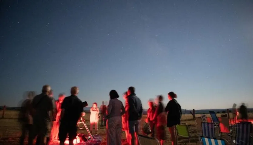 Observación astronómica organizada por Astróbriga | Foto: Mateo García Jerez