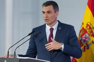 El presidente del Gobierno, Pedro Sánchez, en rueda de prensa | Foto de archivo