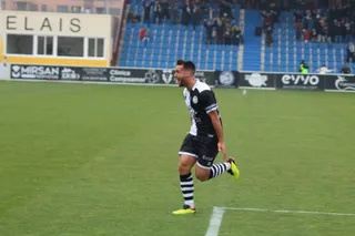 Tropi celebra su gol al Alcorcón | FOTO SALAMANCA24HORAS.COM