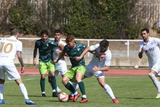 Imagen del derbi entre Ribert y Guijuelo / FOTO SALAMANCA24HORAS.COM