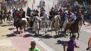Normalidad en el primer encierro a caballo