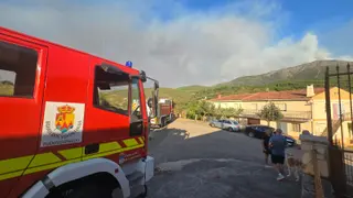Incendio en Vegas de Domingo Rey