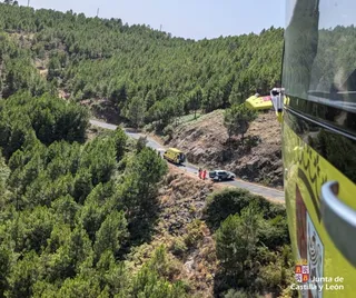 Imagen del lugar del accidente | Junta CyL