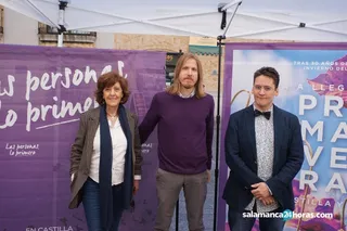 Pablo Fernández, Isabel Muñoz y Ignacio Paredero