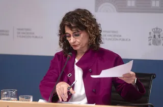La ministra portavoz y ministra de Hacienda, María Jesús Montero. FOTO EP
